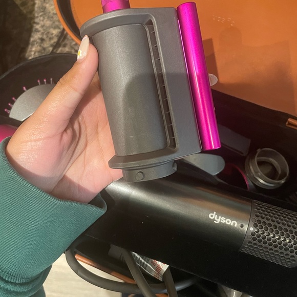 Dyson Pink HS01 Airwrap Complete Styler! W New Coanda and long barrel attachs. - Picture 15 of 16